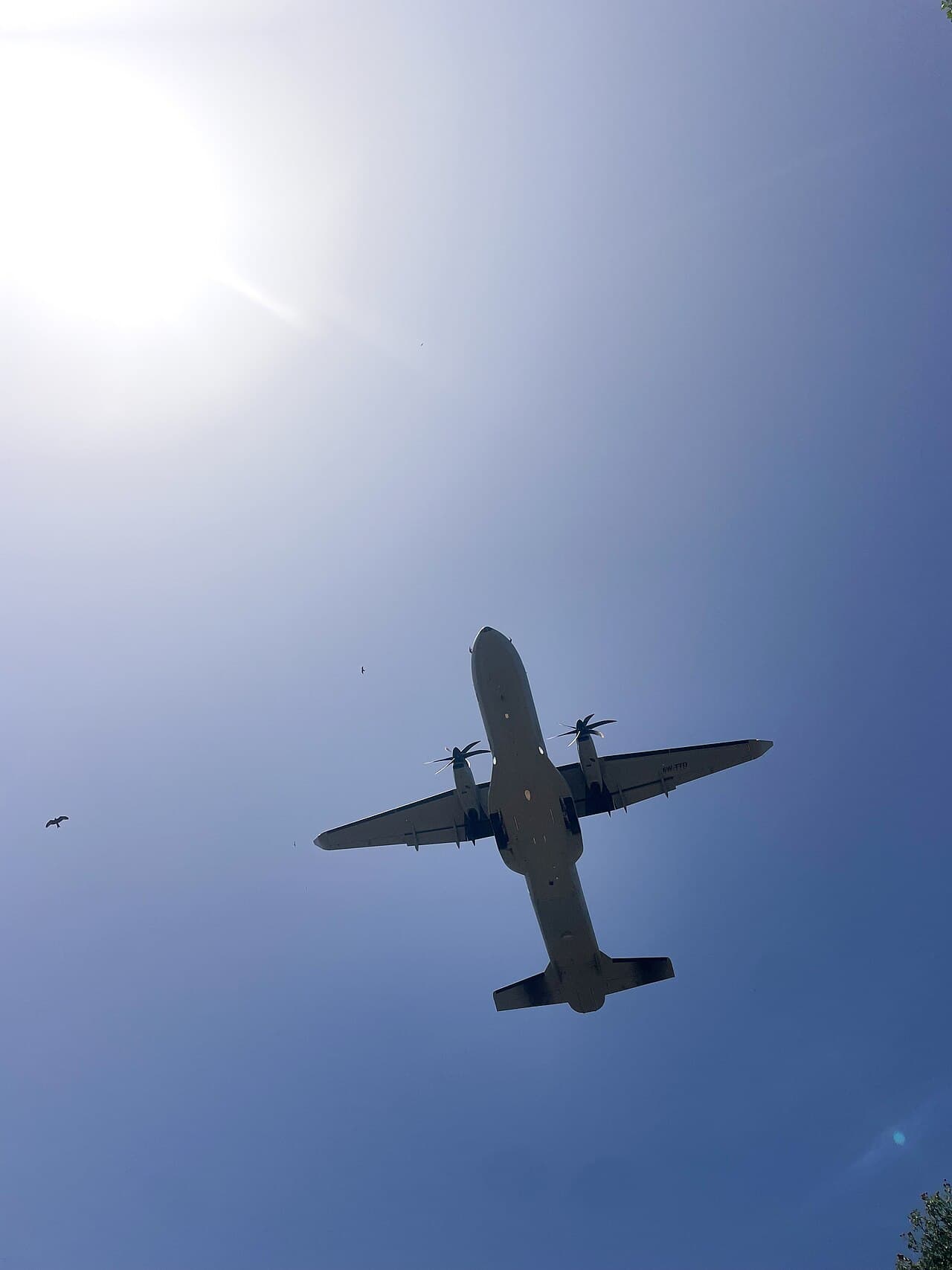 Drone observé depuis le dessous