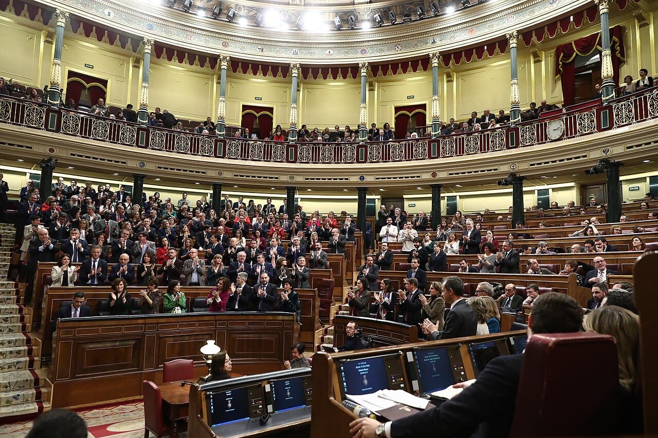 Hémicycle parlementaire lors d’une séance