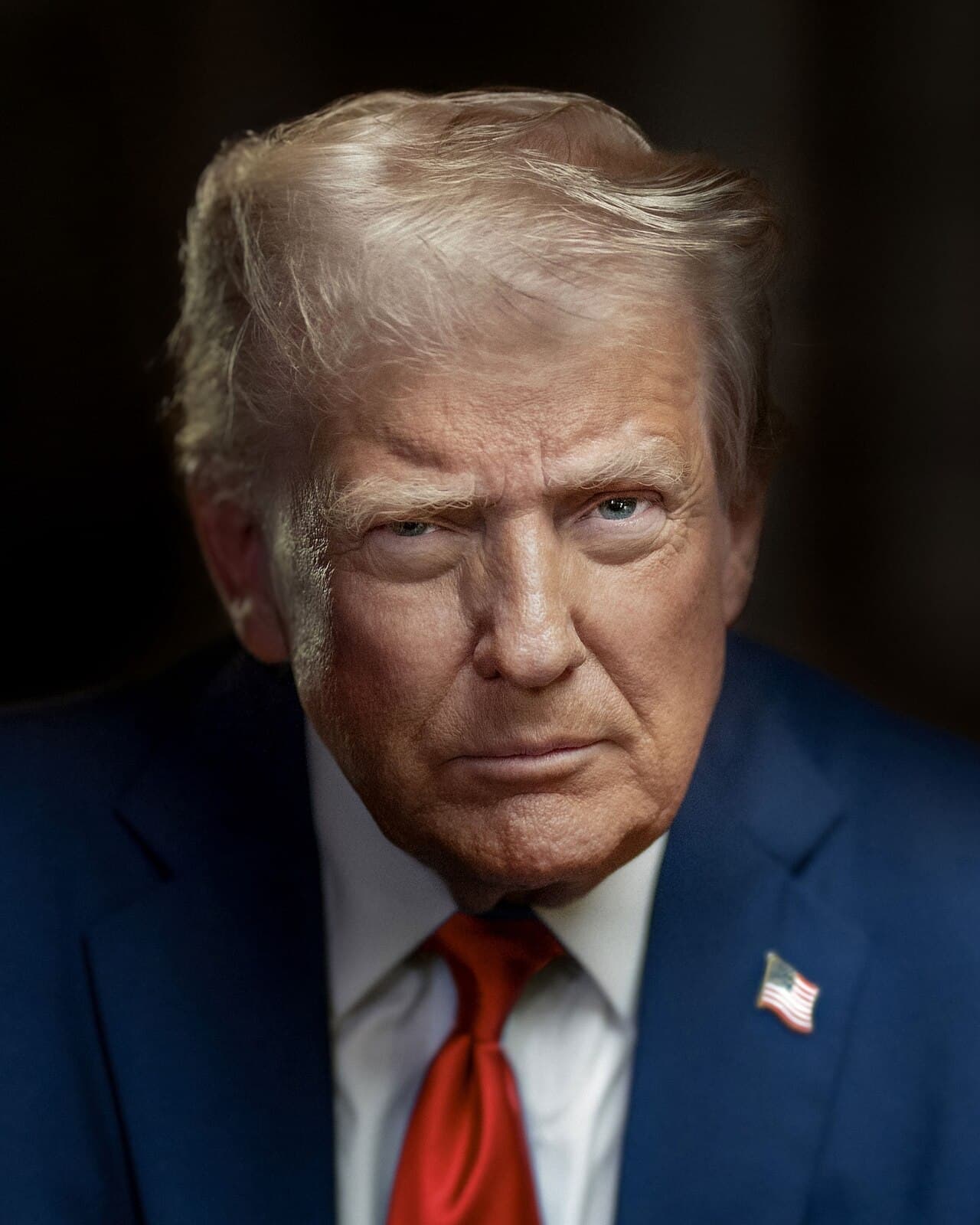 Portrait de Donald Trump